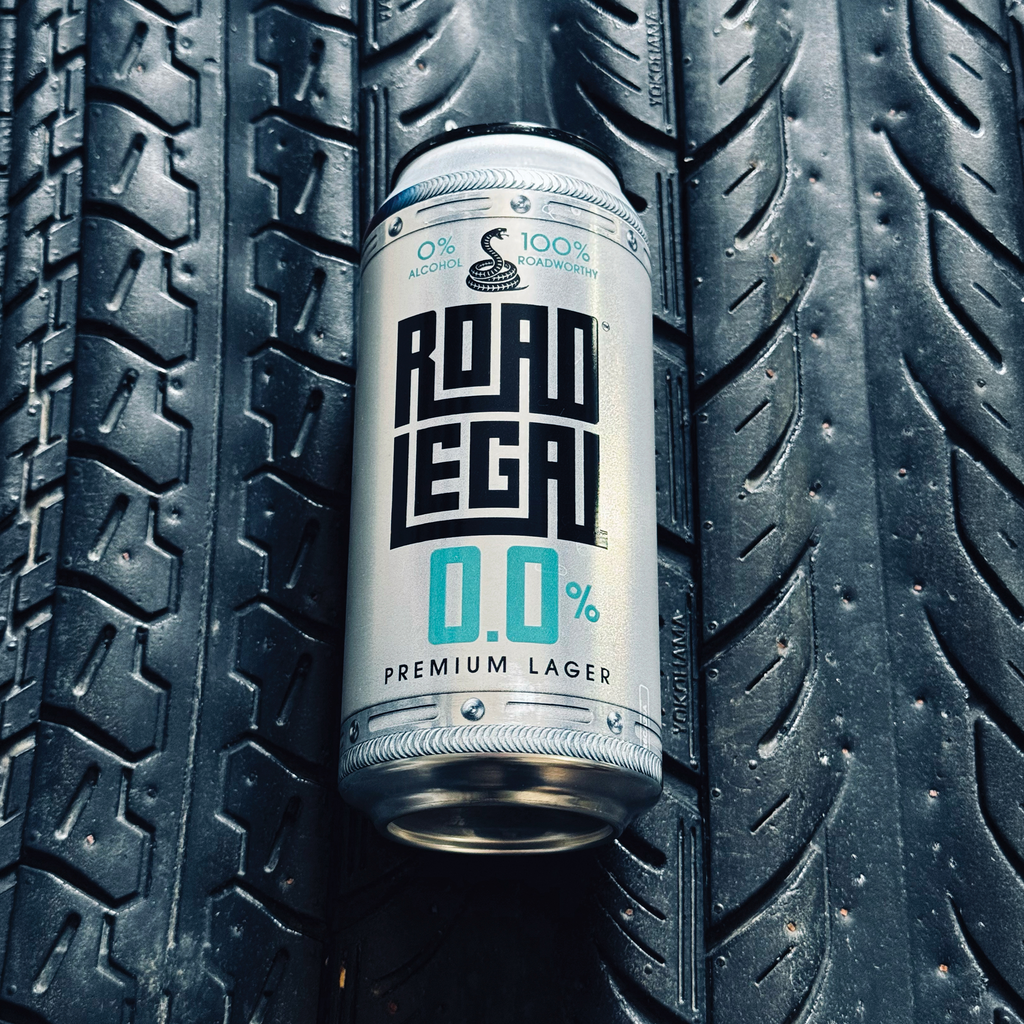 Road Legal Zero 0.0% ABV premium lager 440ml can