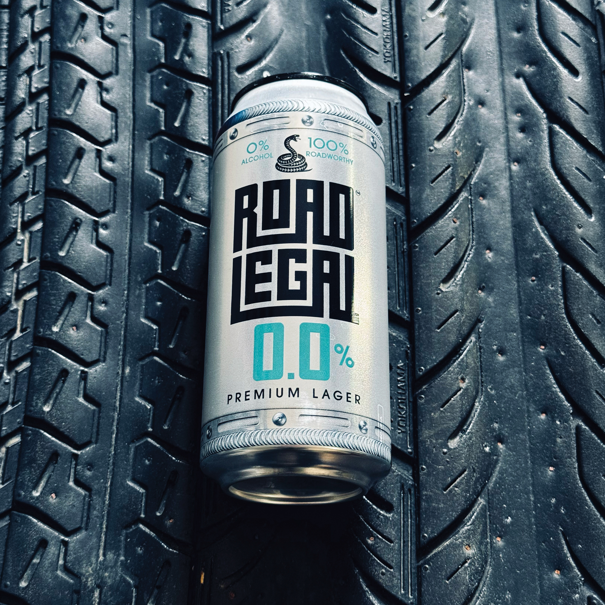 Road Legal Zero 0.0% ABV premium lager 440ml can