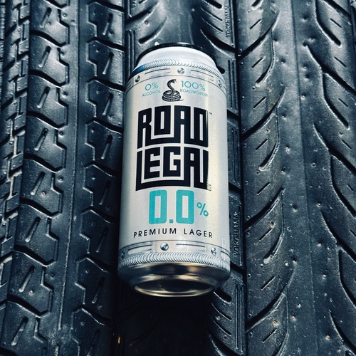 Road Legal Zero 0.0% ABV premium lager 440ml can