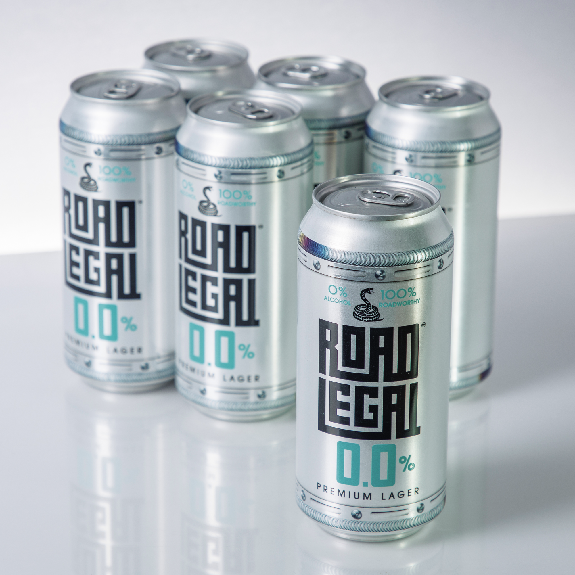 Road Legal Zero 0.0% ABV premium lager 440ml can